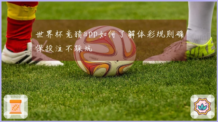 世界杯竞猜app如何了解体彩规则确保投注不踩坑