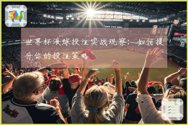 世界杯滚球投注实战观察：如何提升你的投注策略