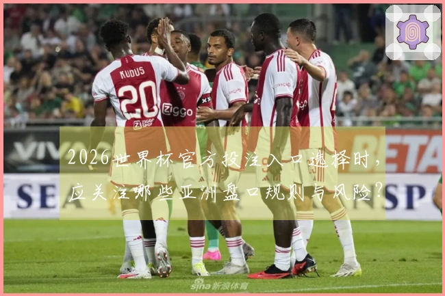 2026世界杯官方投注入口选择时，应关注哪些亚洲盘口规则与风险？
